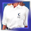 White Golf Shirt