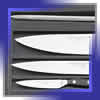 4 Piece Chef's Knife Set with Bonus Block